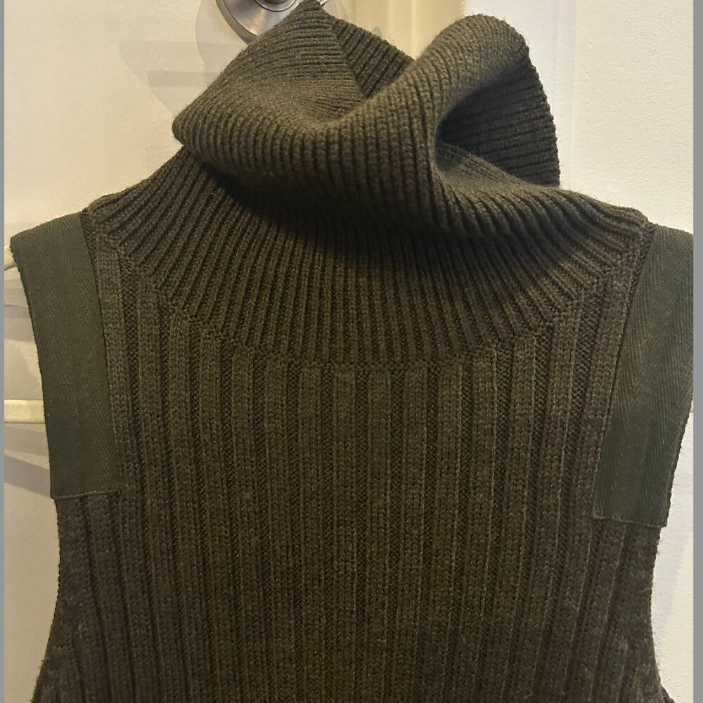 Public School Green Turtleneck Dress -  Size M